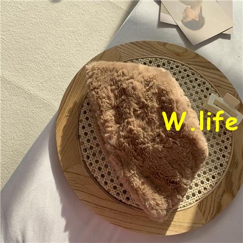Nón tai bèo vải lông giữ ấm phong cách Hàn Quốc thời trang thu đông cho nữ