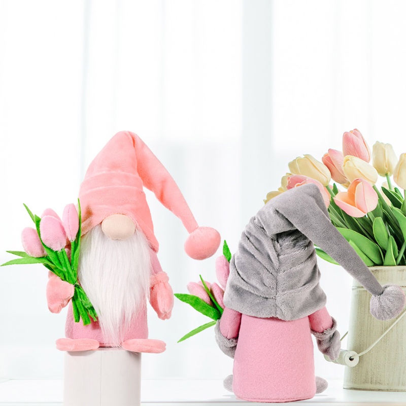 Khay Đựng Đồ Dùng Nhà Bếp Hình Hoa Mùa Xuân Tomte Swedish Nisse Scandinavian Elf Dwarf