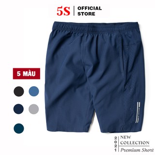 Quần Đùi Nam 5S (5 màu), Chất Liệu Co Giãn Tốt, Lưng Chun Thoải Mái, Dáng Thể Thao (QSG21050-02)