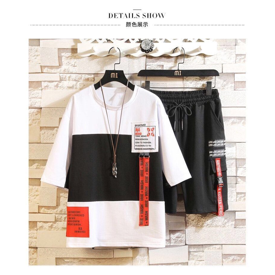 Set Đồ 2 Món Phong Cách Hip Hop Thời Trang Cho Nam