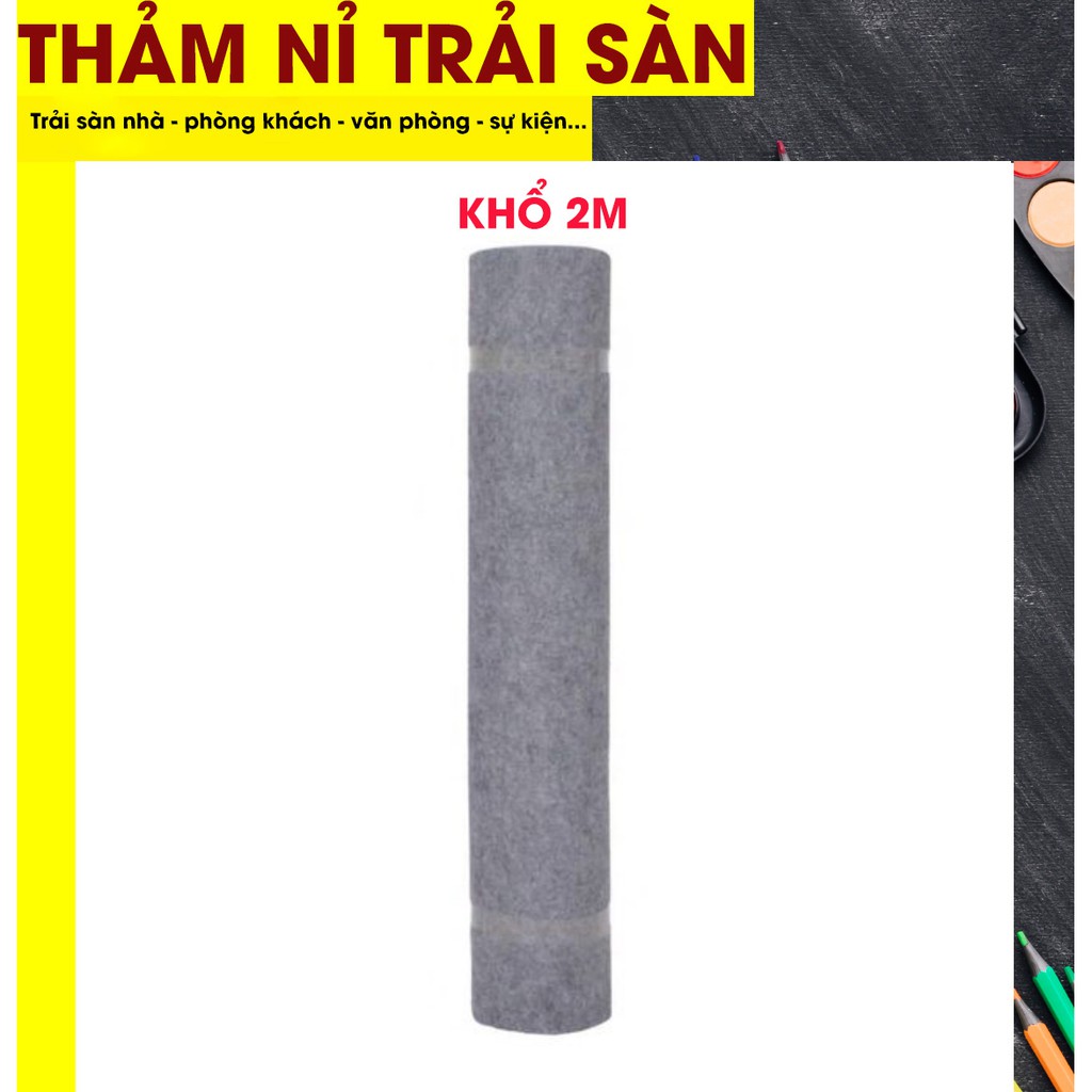 Thảm nỉ trải sàn nhà, thảm lót sàn nhà đẹp giá rẻ dày 3mm trải văn phòng, phòng ngủ, hội nghị, sự kiện