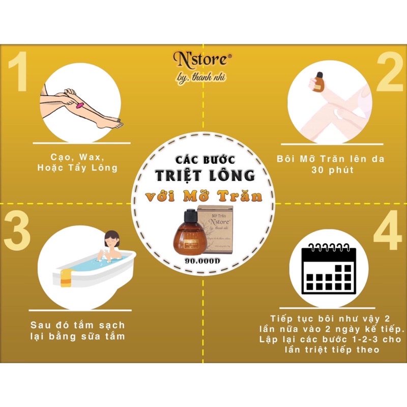 Mỡ trăn nguyên chất 75gr nstore by thanh nhi giúp triệt lông, nhã nắng ,mờ rạn da, mờ thâm nám và mụn,lnpcosmetic