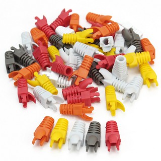 50 Đầu Nối Dây Cáp Mạng RJ45 Cat5 Cat6