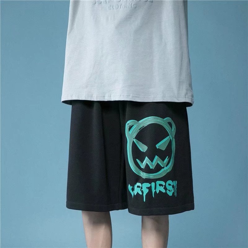 Quần short thể thao dáng rộng phong cách nhật bản thời trang cho nam M-8xl