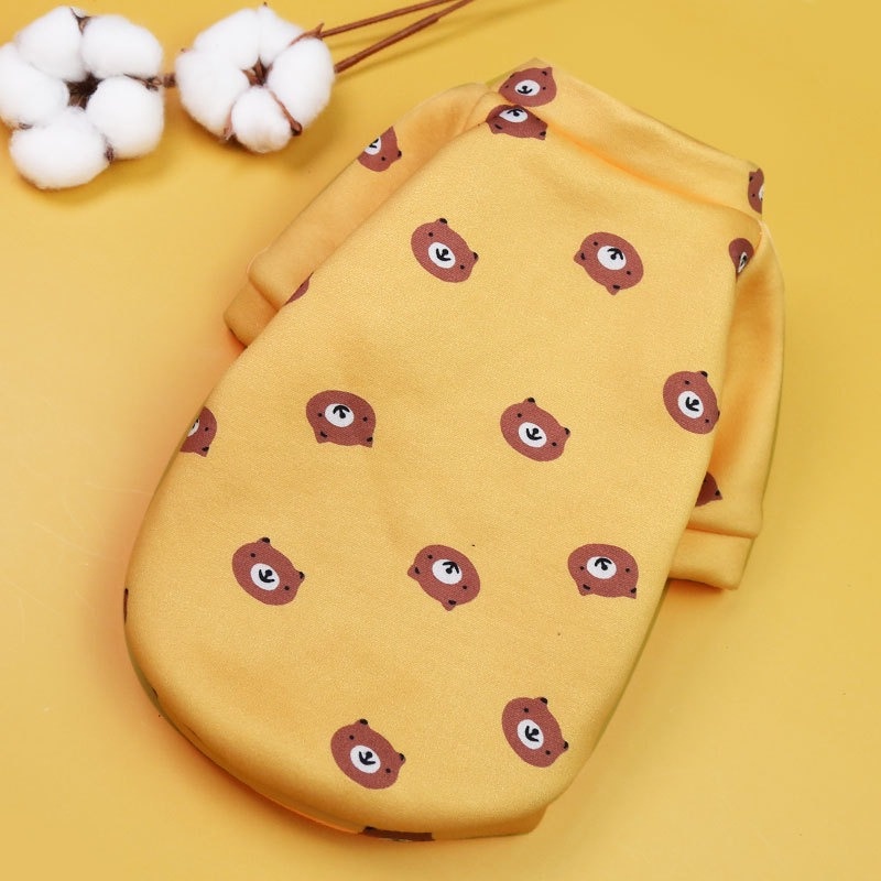 Áo Sweater Cổ Tròn In Họa Tiết Hoạt Hình Dễ Thương Cho Thú Cưng