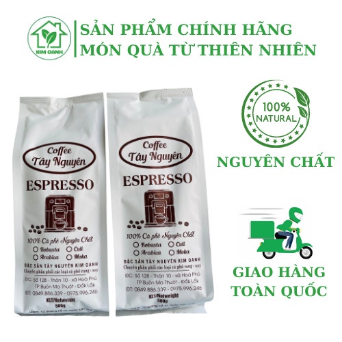 Cà phê Culi rang mộc nguyên chất Đăk lăk đặc sản Tây Nguyên gói 500gr