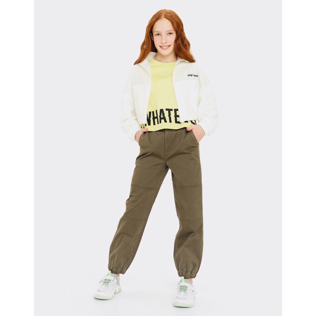 Quần jogger kaki bé gái xuất khẩu