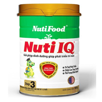 Sữa bột Nutifood Nuti IQ Step 3 900g date 2022