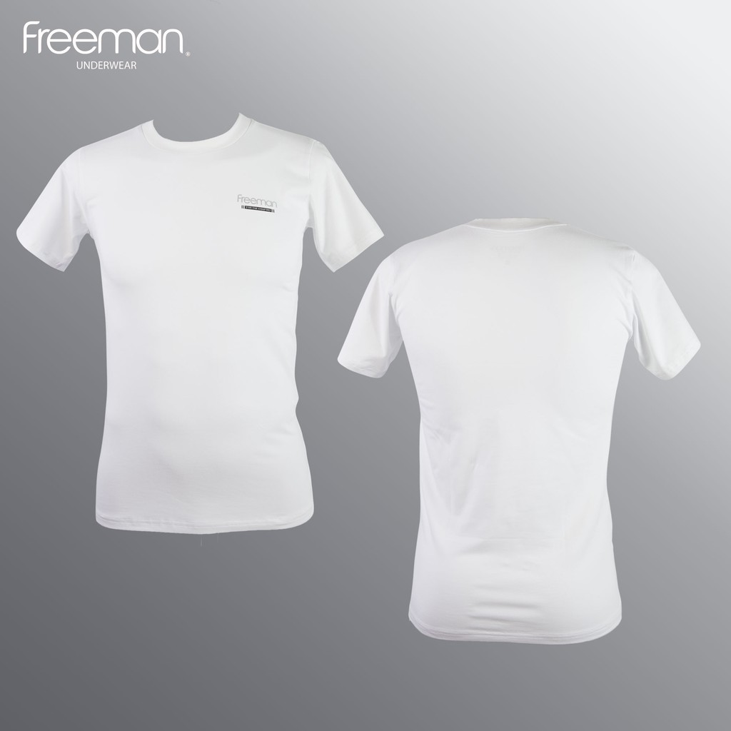 Áo thun nam Freeman, cổ tròn viền cổ thiết kế viền lớn, chất liệu cotton cao cấp thoáng mát TSF316