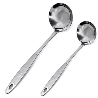 Bộ 2 muỗng canh inox cao cấp (Trắng) - PTV