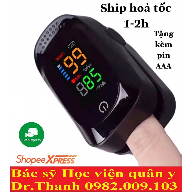 Máy đo SPO2, Máy đo nồng độ oxy trong máu và nhịp tim Pulse oximeter A2