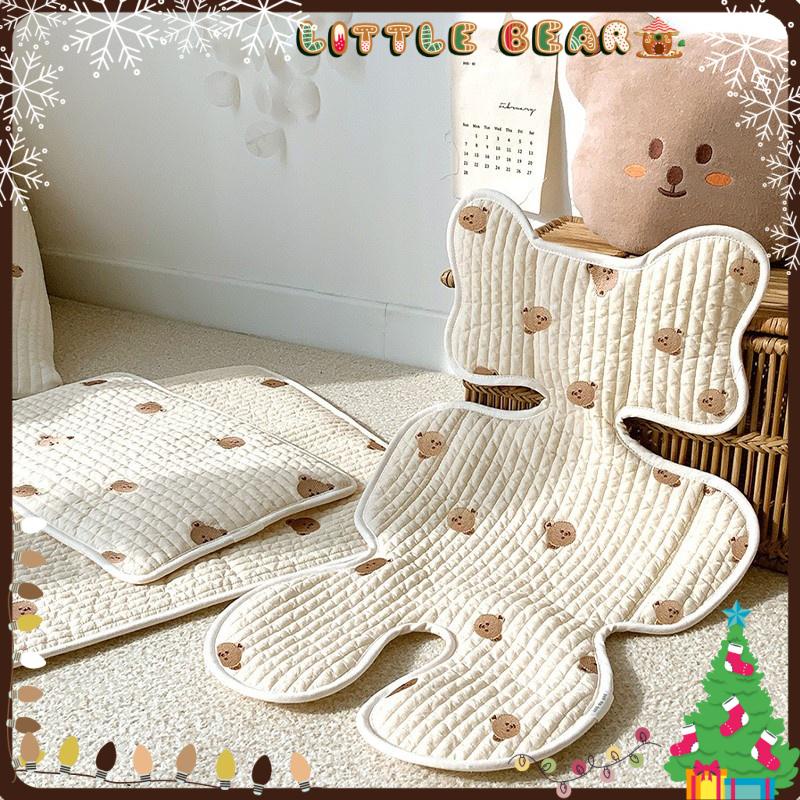 Miếng Lót Xe Đẩy/Nệm Lót Xe Đẩy Thoáng Mát Phong Cách Hàn Quốc Cho Bé - Little Bear