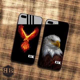 Ốp lưng kính cường lực iphone 7 plus / iphone 8 plus nhiều mẫu đại bàng ngầu