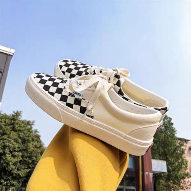 👟giaynambac👟Giày Vans Caro Dây Buộc Nam Nữ, Giày Sneaker 𝐕𝐀𝐍𝐒 Vaul Old Skool Buộc Dây Hot Trend 2022