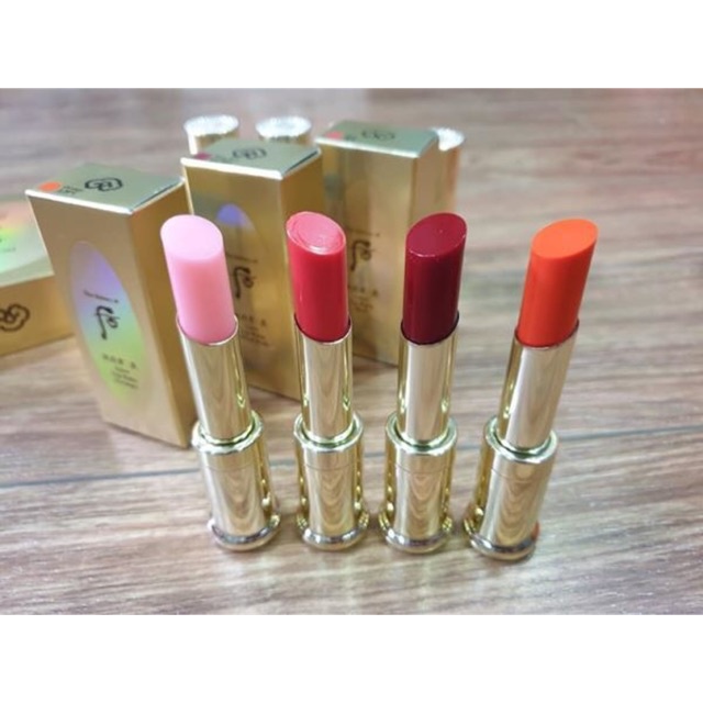 Son Siêu Dưỡng Môi Cao Cấp Giảm Khô Và Thâm Môi Whoo Mi Glow Lip Balm SPF10 3.3g