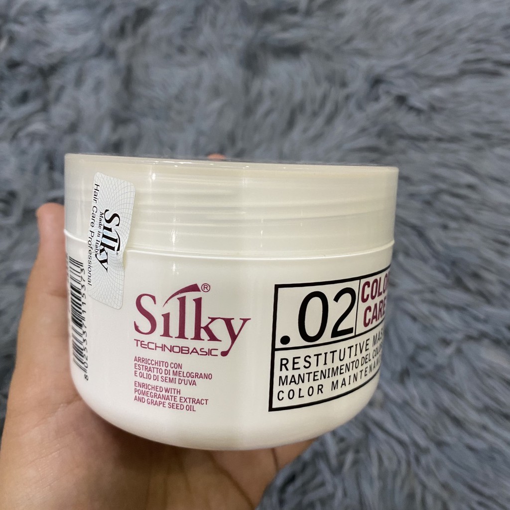 Hấp dầu dưỡng màu tóc nhuộm Silky Restitutive Mask 250ml