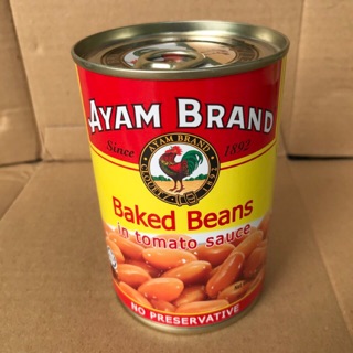 |Date 10.2021| Lon Đậu Sốt Cà Chua Ayam Brand 425g