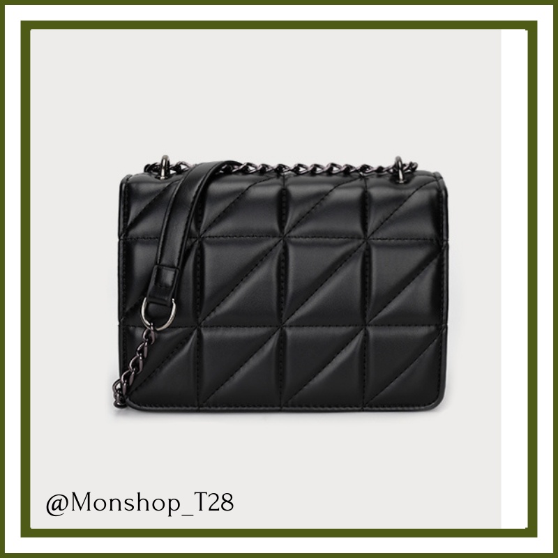 🌸sẵn🌸 Túi xách da mềm đeo chéo nữ CEEKAY chính hãng khóa vuông xéo - có hộp - T28n