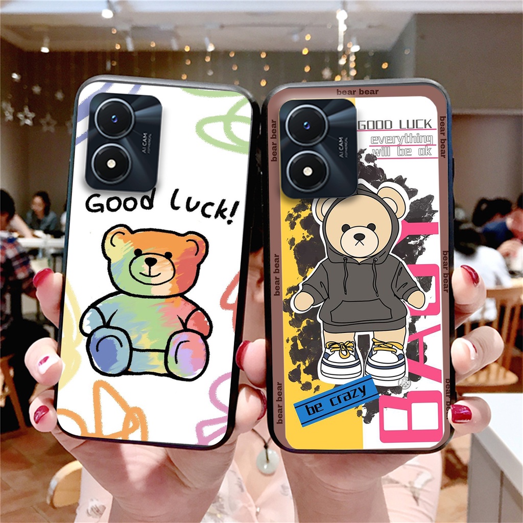 Ốp lưng Vivo Y02S - Vivo Y01 gấu cực đẹp siêu rẻ mẫu bền