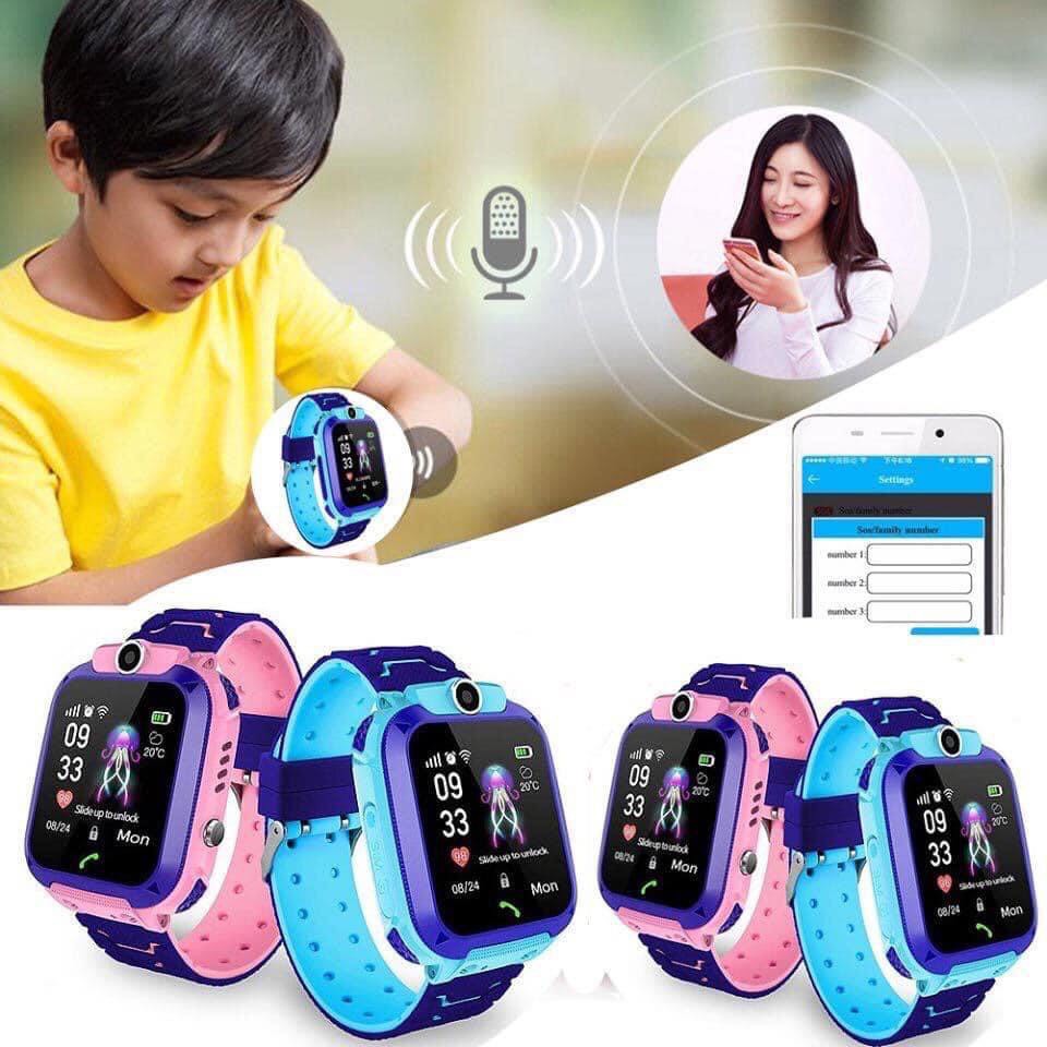 Đồng hồ thông minh trẻ em lắp sim nghe gọi định vị A28 có hỗ trợ tiếng việt