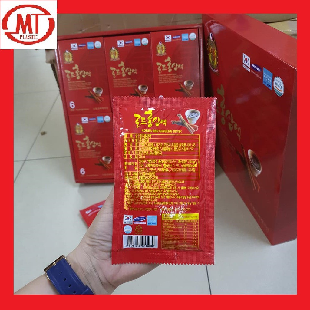 [chính hãng] Nước Uống Hồng Sâm 6 Năm Korea Red Ginseng (70 ml x 30 gói) | BigBuy360 - bigbuy360.vn