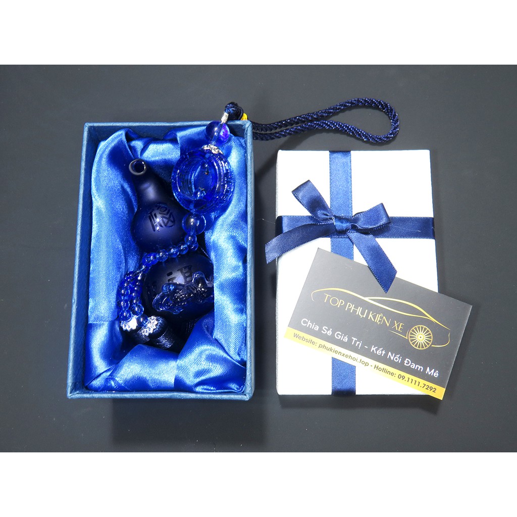 Hồ lô thủy tinh cao cấp treo xe trang trí ô tô | BigBuy360 - bigbuy360.vn