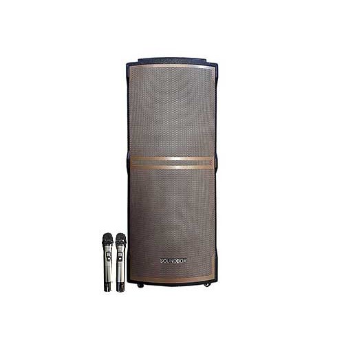 LOA KÉO DI ĐỘNG SOUNDBOX S-122B - 2 LOA BASS 3 TẤC CÔNG SUẤT LỚn