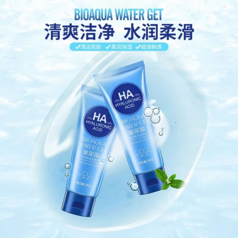 Sữa rửa mặt ha water tinh chất nước biển sâu của Bioaqua ( Ha xanh) date 1/2024