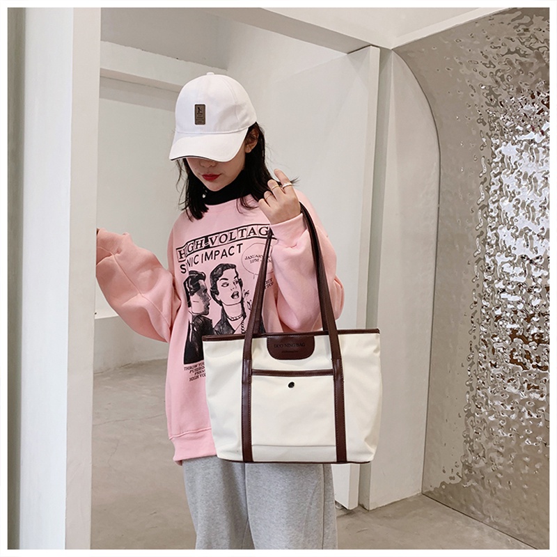 Túi đeo vai túi xách nữ CHEN, túi xách vải canvas tui tote a4 ulzzang Hàn Quốc TX19