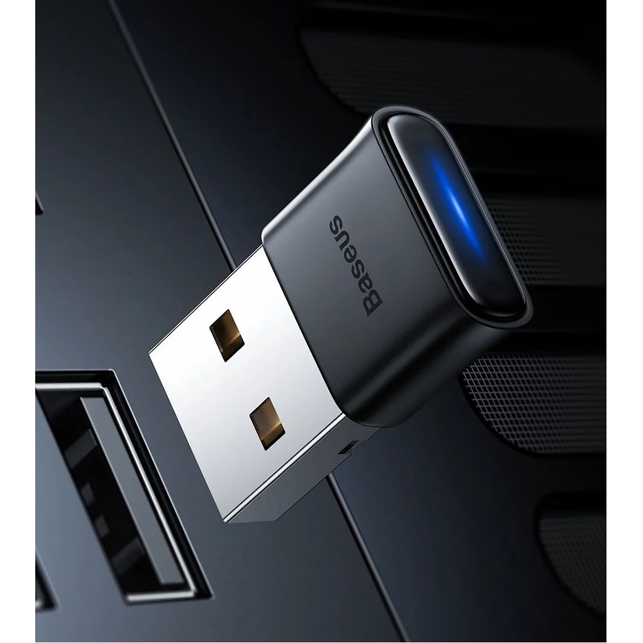 Bộ điều hợp Baseus USB Bluetooth 5.1 cho máy tính loa không dây bộ thu âm thanh