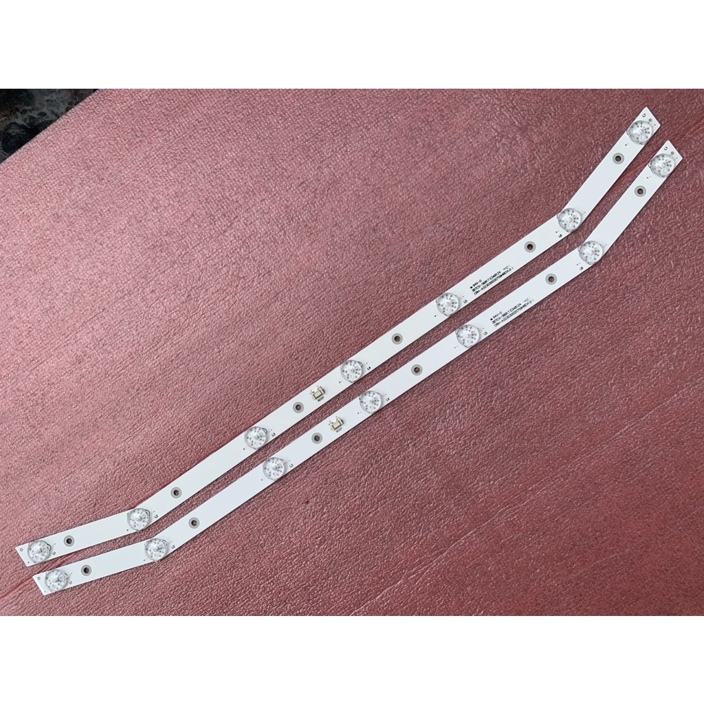 THANH LED TIVI DARLING 32HD955T2 32L3650 CRH-A323030020759PREV1.1 MỚI 100%, BỘ 2 THANH, MỖI THANH 7 BÓNG 3V, DÀI 56,9cm