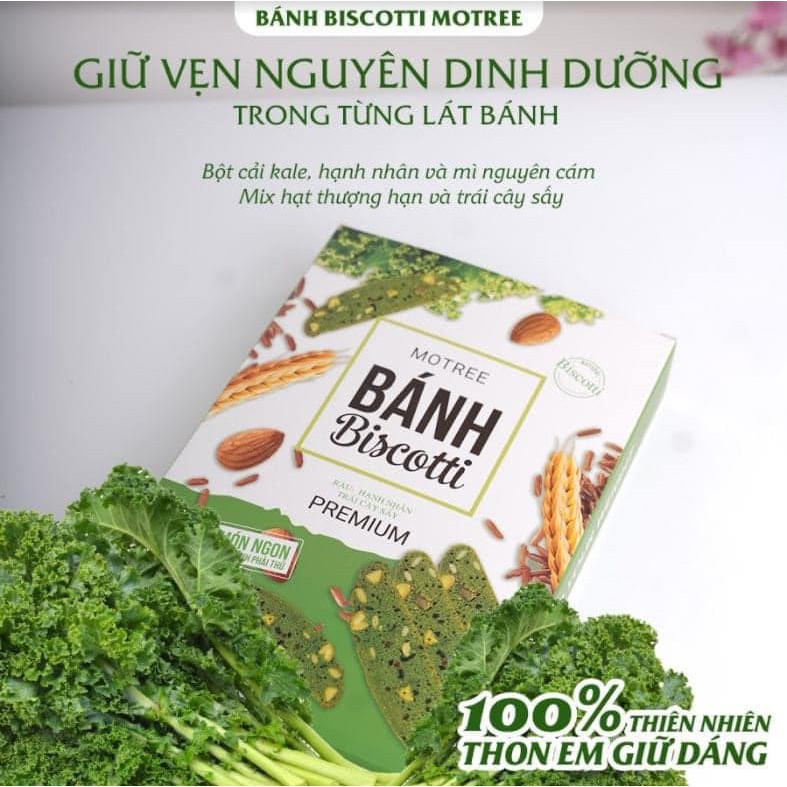 [CHÍNH HÃNG] Bánh Ăn Kiêng Biscotti Motree, Ăn Vặt Giảm Cân 250g