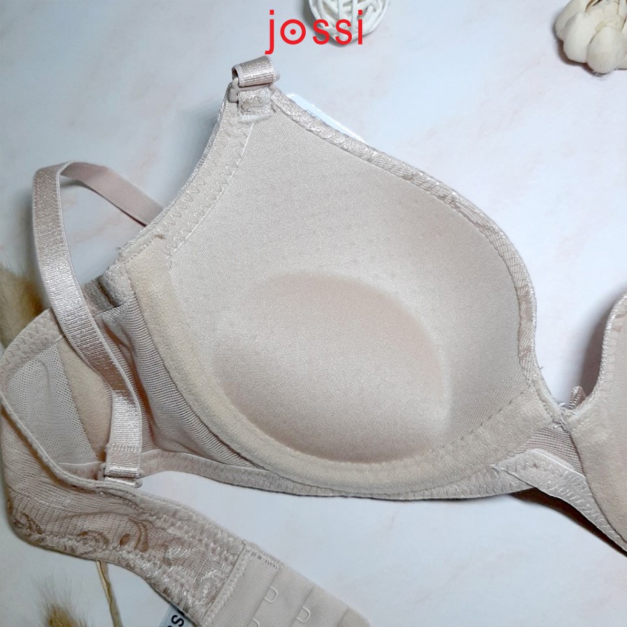 Áo lót Jossi 057 ren chìm mút vừa, cúp nguyên, mút đúc | BigBuy360 - bigbuy360.vn