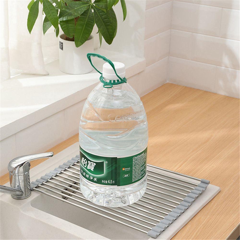 Khay Úp Chén Đĩa Ráo Nước Có Thể Gấp Gọn Tiện Lợi Cho Nhà Tắm