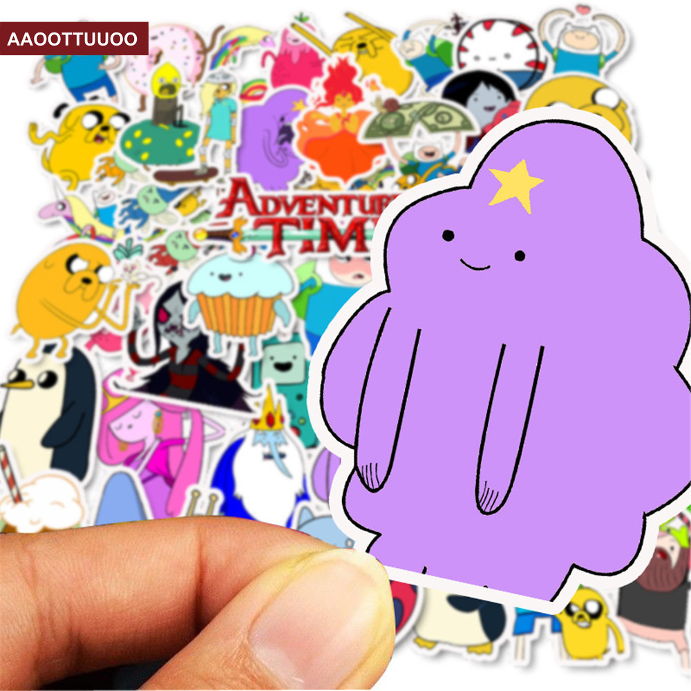 Bộ 50 Sticker Chống Thấm Nước Xinh Xắn Dễ Thương Dùng Trong Trang Trí