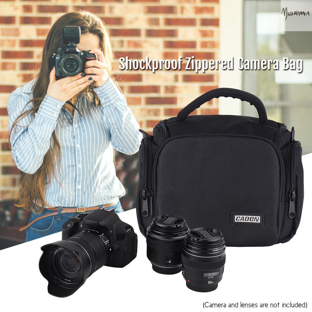 Túi Đựng Máy Ảnh Chống Sốc Cỡ Nhỏ Caden Cho Nikon Canon Sony Dslr