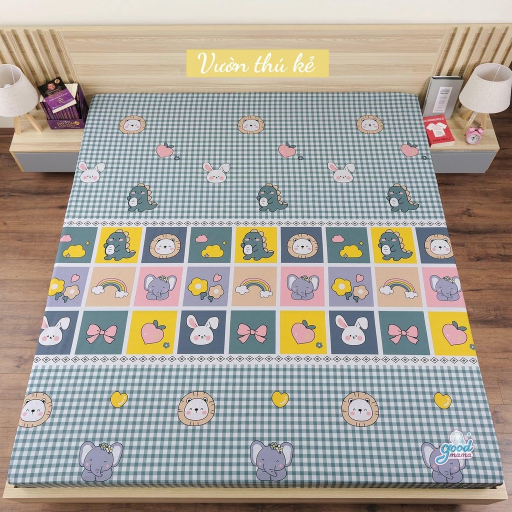 Ga chống thấm goodmama cao cấp 4 mùa 100% cotton (ko vỏ gối) | BigBuy360 - bigbuy360.vn