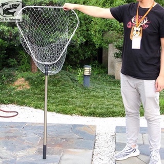 [Full Inox] Vợt vớt Cá Inox Vành Tam giác đủ size, Chất liệu inox siêu bền