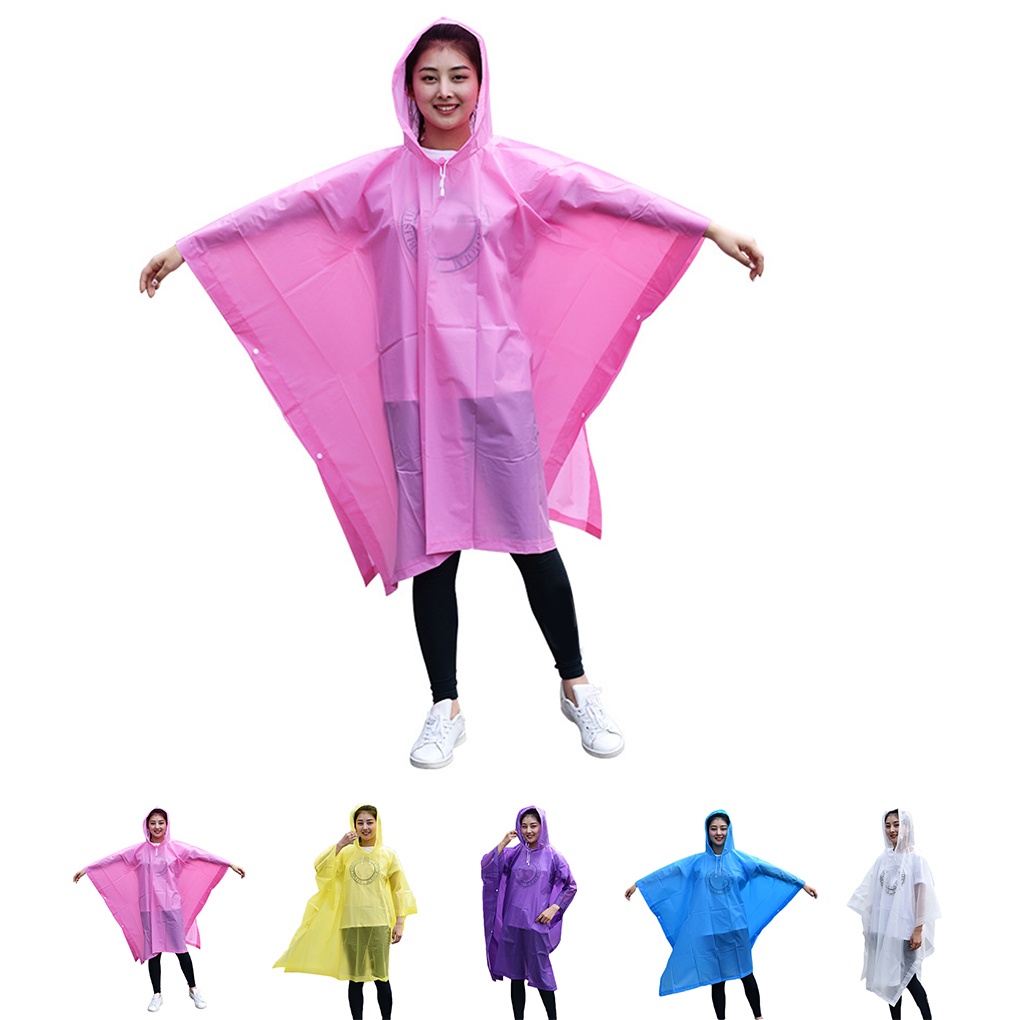[double]Raincoat Motorbike Electric Scooter EVA Non-disposable Rain Clothes Women Men Lightweight Rain Cape