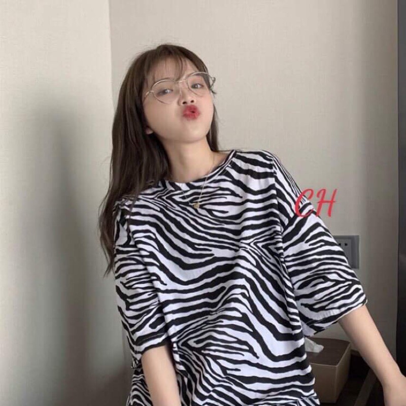 Áo loang vằn chất cotton su CON987