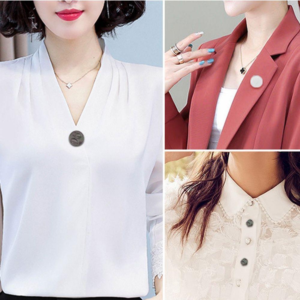 Khóa Cài AUGUSTINA Trang Trí Sổ Lưu Niệm Áo Khoác Sweater / Áo Sơ Mi Vô Hình