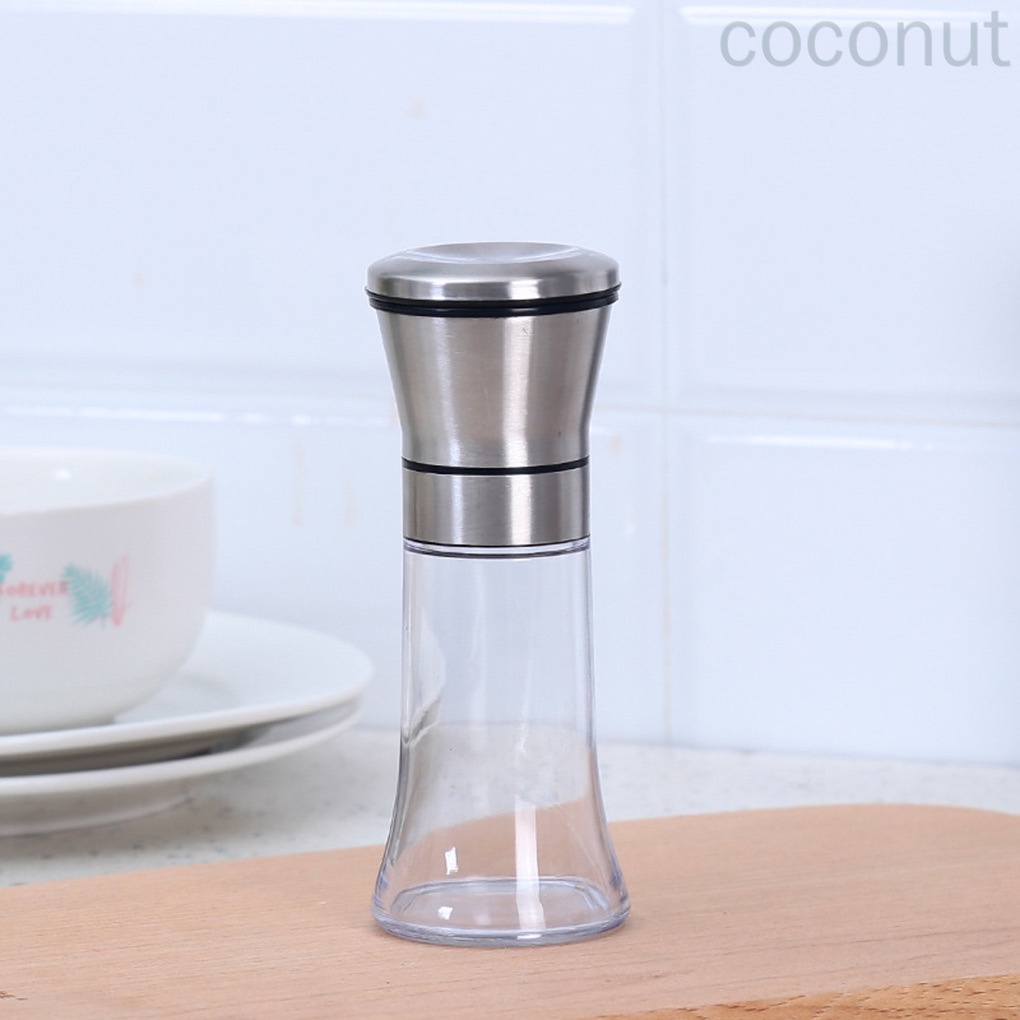 Máy Xay Tiêu / Muối Bằng Thép Không Gỉ Abs 120ml