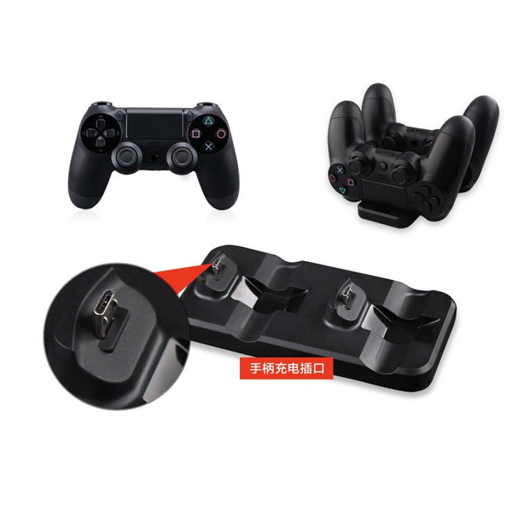 Dock sạc kiêm kệ đỡ cho tay cầm chơi game PS4 Slim / Pro - CONTROLLER CHARGING STAND