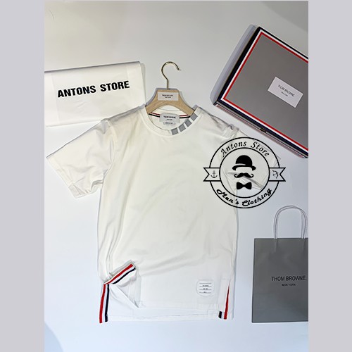 Áo phông Thom Browne 4 Vạch Cổ