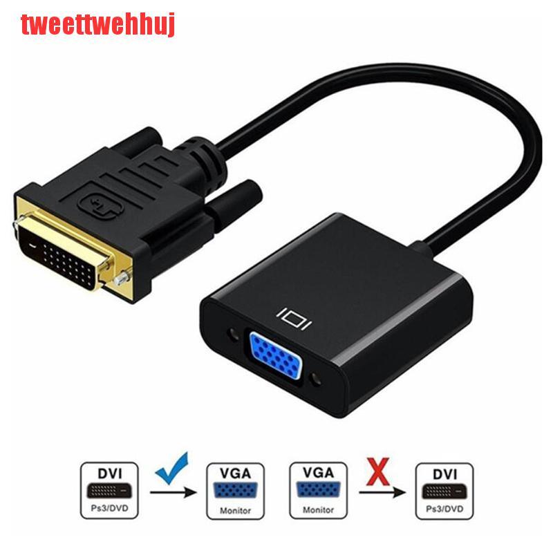 Cáp Chuyển Đổi Video Dvi D 24 + 1 25 Pin Sang Vga 1080p