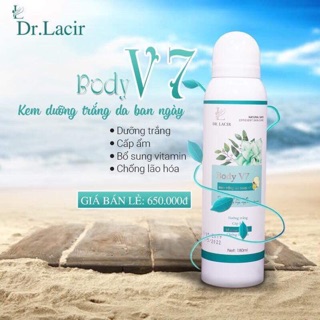 Kem dưỡng trắng chống nắng toàn thân Body V7 Lamer care -dr.Lacir