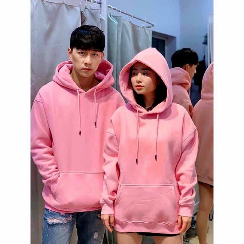 Áo Hoodie BASIC màu trơn unisex nam nữ SV Plus