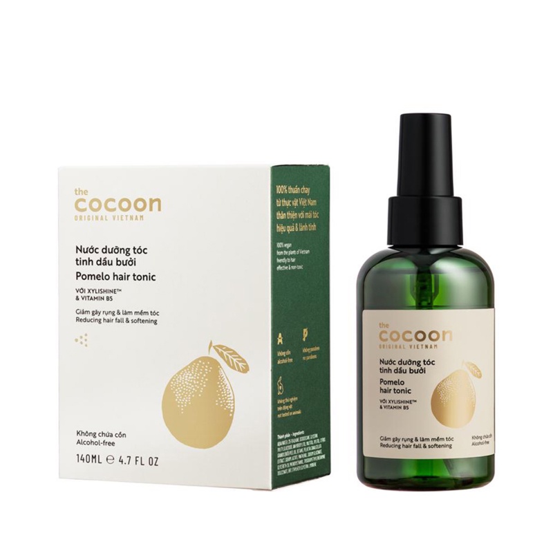 Nước Dưỡng Tóc Tinh Dầu Bưởi Cocoon 140ml