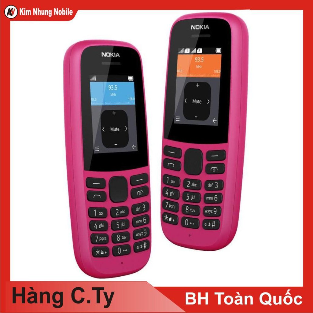 Điện Thoại Nokia 105 1 Sim 2019 - Hàng Chính Hãng