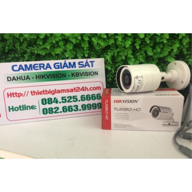 Camera hikvision DS-2CE 16D0T-IRP 2.0MP thân nhựa